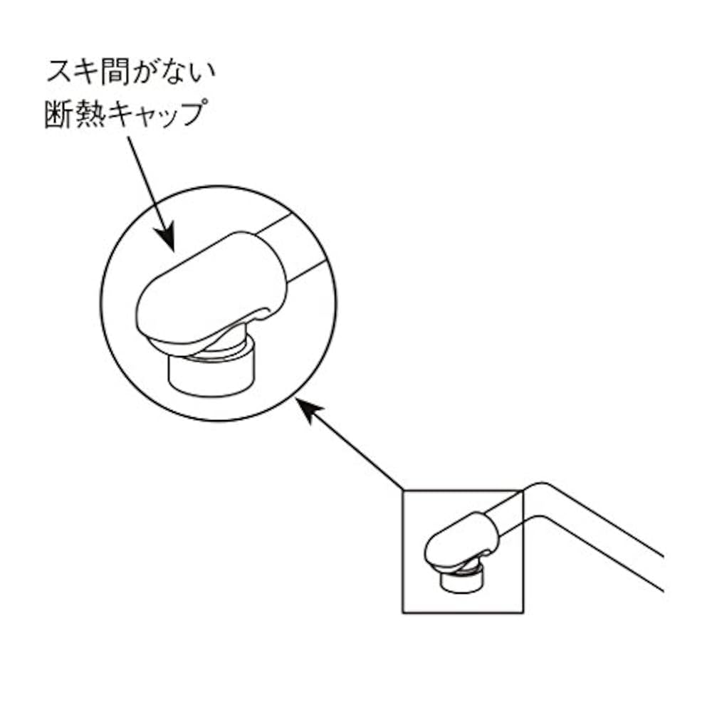Amazon | LIXIL(リクシル) INAX 断熱キャップ PK-A-1899 | 浴室